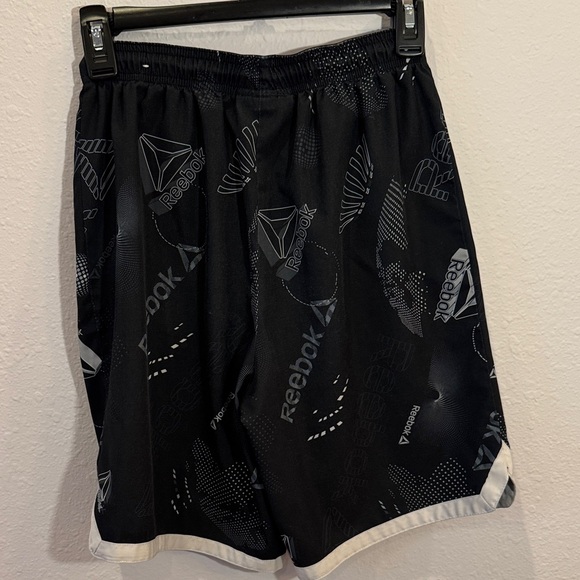 Reebok Men's Black and Gray Athletic Shorts - Picture 3 of 3
